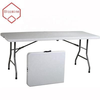 China Modern Light Weight and Portable Furniture 6ft Plastic Folding Table for sale