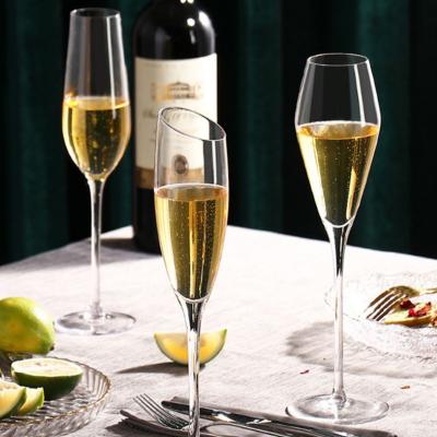 China Factory Direct Selling Luxury Zhejiang European Vintage Crystal Luxury Champagne Flute Glasses for Wedding Party for sale