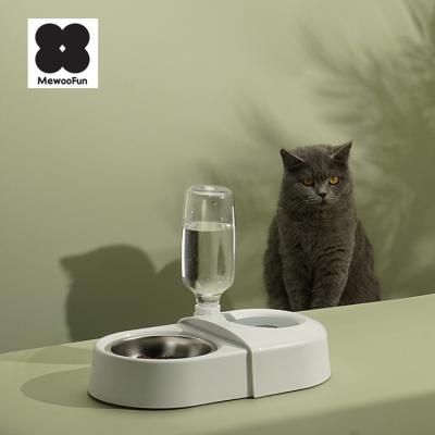 China MewooFun Automatic Cat Feeding Eating Bowl Factory Direct Sale OEM Cute For Cats And Dogs for sale