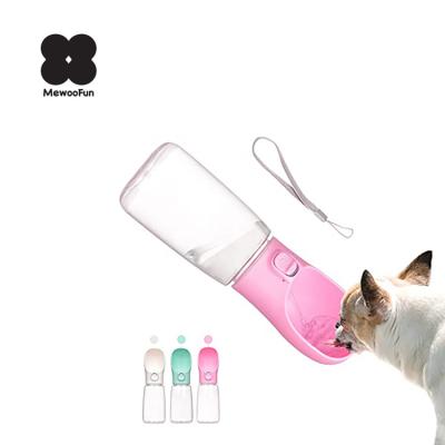 China MewooFun Stocked High Quality Outdoor 350ml Dog Water Feeding Bottle 550ml Dog Feeder Bottle for sale