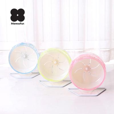 China New Design MewooFun Rotating Detachable Hamster Exercise Toy Running Sports Wheel Pet Stocked Running Wheel for sale