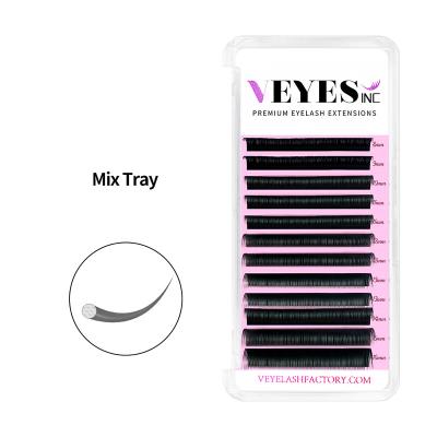 China Long Natural All Size Lashes Extensions Veyelash Lash Silk Faux Mink Custom Individual Wrap Eyelash Extension for sale