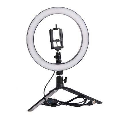 China Amazon Hot Selling Beauty Selfie Ring Light Tiktok 10 Inch Desktop 10