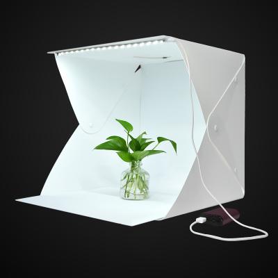 China FOSOTO 40*42.5cm Modern Foldable Photography USB LED Lighting Background White Soft Box Mini Photo Box Studio Lightbox for sale