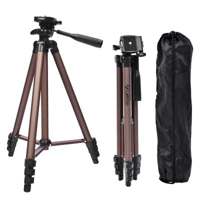 China Aluminum Alloy & FOSOTO WT3130 Tripod Aluminum Alloy Mini Camera Stand With Phone Plastic Holder For DSLR Digital Camera Canon Nikon Sony DV Camcorder for sale