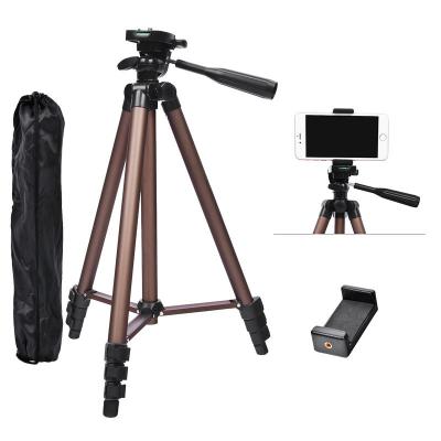 China Aluminum Alloy & FOSOTO Portable Aluminum Camera Tripod Plastic Professional Stand Holder with Holder for Canon Nikon Sony DSLR Camera Camcorder Phone for sale