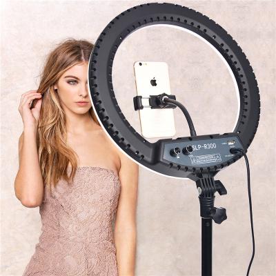 China USA dropshipping 14 inch Ring Light with Tripod Stand Photography Ring Light Lamp for Live Stream Makeup YouTube Video Ringlight SLP-R300 for sale