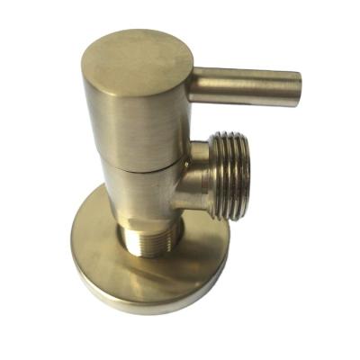 China Modern Brass Hofen Angle Seat Valve For Toilet And Bathroom 90 Degree Gold Angle Valve for sale