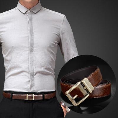 China Fashion/Durable/Business Style Wholesale Classic Automobile Buckle Genuine Leather Men's Belt For Date for sale