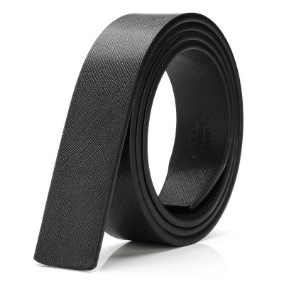 China HAUTTON Belt Strap Comfortable Leather Headless Belt Pinhole 3.3cm Low MOQ for sale