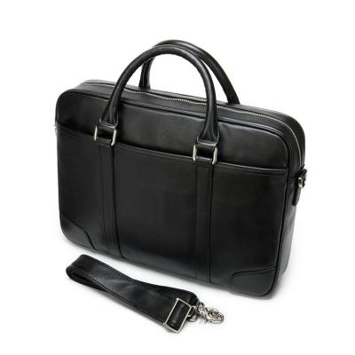 China Wholesale GENUINE LEATHER Briefcase Mens Vintage Men's Laptop Shoulder Bag Leather Briefcase for sale