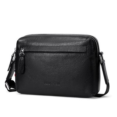 China GENUINE LEATHER Classic Men's Cell Phone Cross - Body Sling Shoulder Bags Messenger Bag for sale