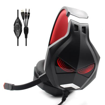 China RGB Earphones For Game 2021 New Arrivals Electronics 50mm Speaker 3.5mm Computer Headset 7.1 Gaming Earphone With LED Light for sale