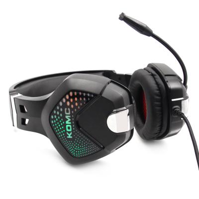 China RGB Headphones for Gaming USB Headset, Stereo Headset, USB for Windows and Mac - Black for sale