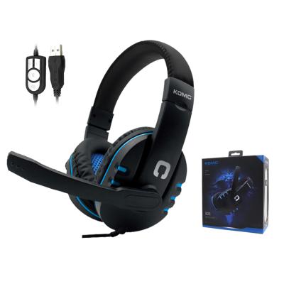 China 2020 Latest Hot Selling Headband Amazon Gaming Headsets Computer USB Wired Headphones With Microphone for sale