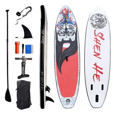 China New Design Unisex Drop Stitch Custom PVC Stand Up Paddle Board ISUP Inflatable Surfboard Sup for sale