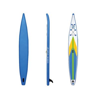 China Unisex Inflatable Paddle Board Water Sports Inflatable Surf Board With Adjustable Paddle for sale