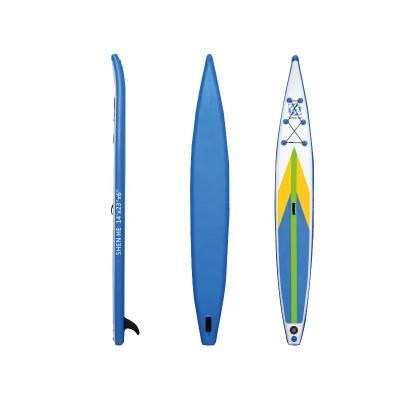 China Unisex Inflatable Racing SUP Boards High Speed ​​Racing Inflatable Boards Longboard Surfboard for sale