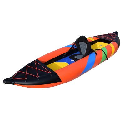 China PVC Customized Different Colors PVC Inflatable Kayak For Water Sports for sale