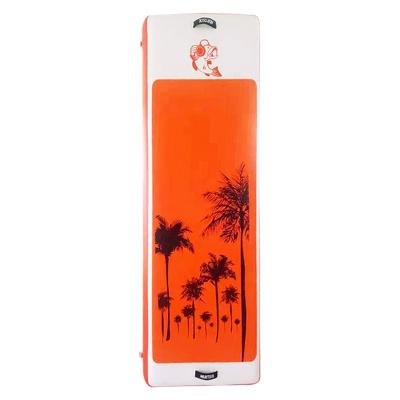 China Foldable Custom Logo Inflatable Airtrack Inflatable Yoga Mat for sale