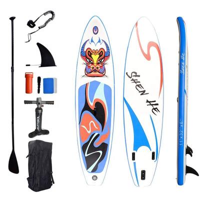 China Customized Color Drop Stitch PVC Paddle Board Unisex Inflatable Standup Surfboard for sale