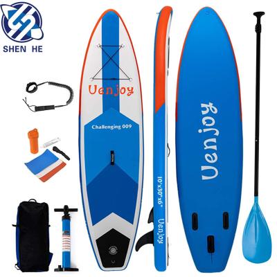 China Unisex SHEN IT Isup Custom Surfboard Drop Boarding PVC Hot Stamping Wake Cheap SUPs Surf Inflatable Paddle Board for sale