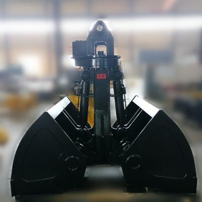 China Building Material Stores Excavator Spare Parts Clamshell Grab Bucket for sale