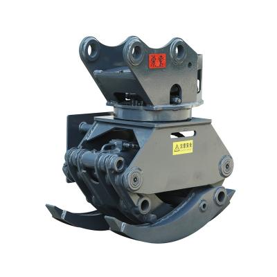 China Hot Selling Electronic Cultivated Controlled Grapple Excavator Attachments Widely Used For Large Scale Port Timber Handling Construction for sale