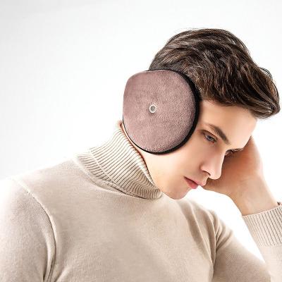 China After Wearing Type Couple Earmuffs One Piece Hip Adult Portable Men Earmuffs Winter Wear Back Fashion Custom Ear Muffs With Speaker Hole for sale