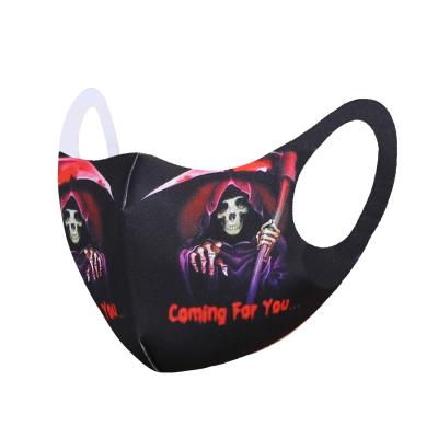 China Quality Printed Face Covering Graphics Halloween Polyester Embroidery Comfortable Fit Guaranteed Sport Cycling Tokyo Ghoul Winter Christmas for sale