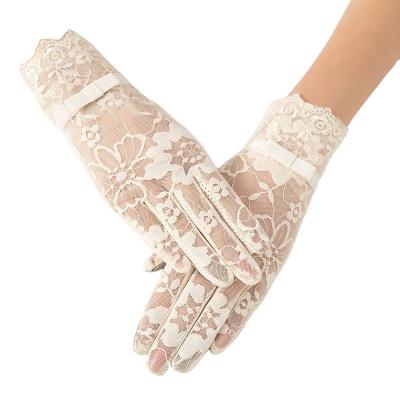 China Korean Version Female Summer Sunscreen Breathable Ice Hand Protector Spring Filament Lightly Breathable for sale