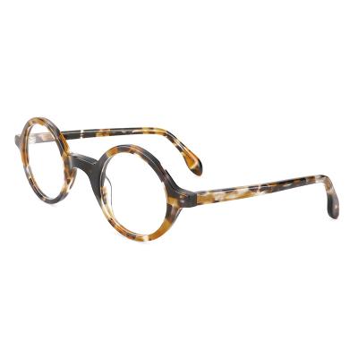 China New Design Prescription Custom Anti-blue Lightweight Logo Eyeglasses Frame Eyewear Acetate Glass Optical Frame for sale