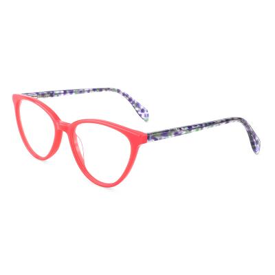 China Prescription Fashion Retro Computer Glass Eyeglass Anti-blue Light Eyeglass Acetate Eyeglass For Women for sale