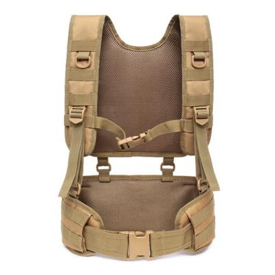 China Tactical Military Armor Men Hunting Waist Padded Combat Body Rig Vest Suspender Outdoor Training Chest Belt with Harness Customized Size for sale