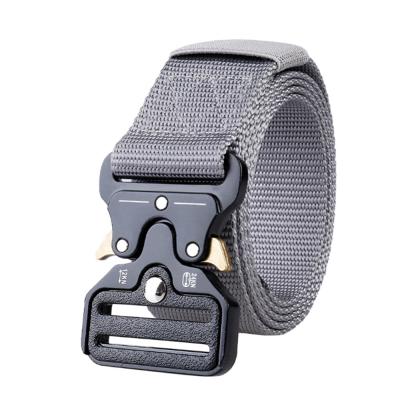 China Police Custom Outdoor Nylon Military Service Duty Belt Combat Tactical Belt With Quick Release Buckle Customized Size for sale