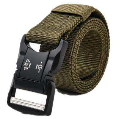 China New Military Tactical Nylon Belt Men's Durable Alloy Buckle Outdoor Army Waist Belts Customized Size for sale