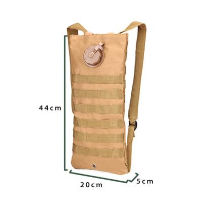 China Outdoor Organizer 2.5L 3L Tactical Molle Backpacking Recycling Increasing Sports Hydration Pack Water Bladder Bag for sale