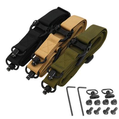 China High Quality Length Adjustable Sling Alloy Tactical Rifle Gun Sling With Quickly Release Swivel Customized Size for sale