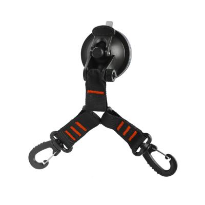 China Outdoor Heavy Duty Suction Cup Anchor Securing Hook Tie Down Camper Tent Tarp Tarp Tie Downs Clips for sale