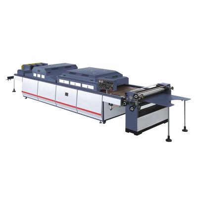 China Factory SA-1200M Semi Automatic 1.2kw*18pcs 12 Months 250-600g/m2 Oil UV Coating Machine Supplied 80m/min 1150mm 1250mm NC 2800kg; ZHE/ for sale