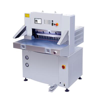 China QZYX660D Factory Hydraulic Double Digital Display Guide Paper Cutting Machine for sale