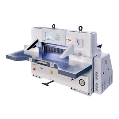 China Factory QZYK1150DH-10 Hydraulic Double Control Paper Double Program Guide Paper Cutting Machine for sale