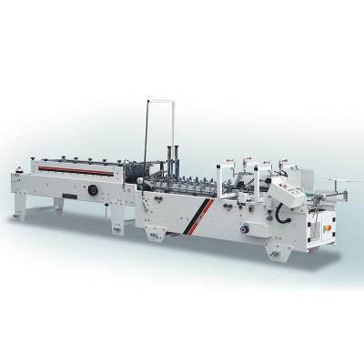 China SHH-600 printing shops manual box gluing machine automatic paper box medicine box machine for sale