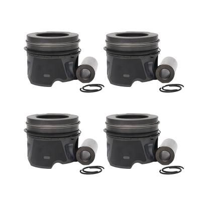 China 4pcs Aluminum Pistons And Rings DST Kit For Ford Land Rover Jaguar Peugeot Citroen Ford 2.2 Diesel 224DT KNBA 87-436700-00 LR022444 for sale