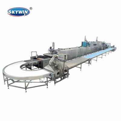 China Automatic Biscuit Skywin Biscuit Making Machine Biscuit Production Line For Soft Biscuit for sale