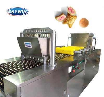 China Full Automatic Dairy Factory Skywin Chocolate Jam Injection Machine For Hello Panda Biscuit for sale