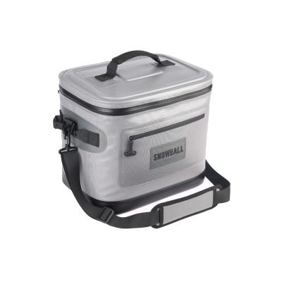 China 17L TPU Waterproof Waterproof Food Thermal Bag Insulated Cooler Bag 840D Reusable Insulated Lunch Cooler Bag For Outdoor Camping for sale