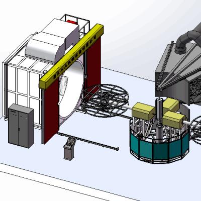 China Factory Plastic Product Making Rotational Molding Machine Rotomolding Machine For Water Tank for sale