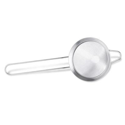 China 18/8 Good Viable Silver Cone Shaped Stainless Steel Coffee Strainer Small Cocktail Strainer Mesh Strainer for sale