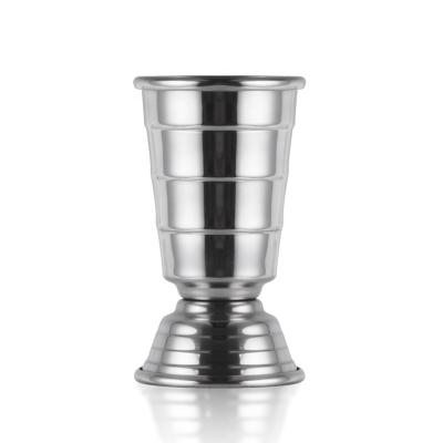 China Cocktail Stepped By 8 Double Sided Measuring Stainless Steel Mulled Wine Food Grade Amazon Mirror Jigger for sale